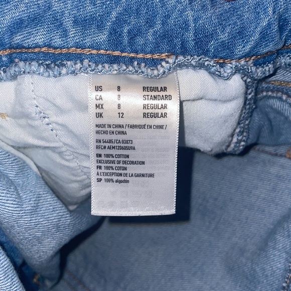 American Eagle Paperbag Mom Jeans - Picture 8 of 8